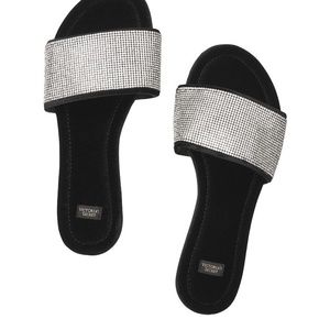 NWT Victoria's Secret Embellished Slides